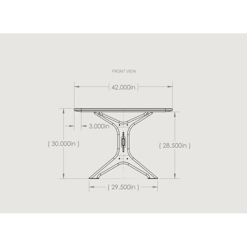 Osage 90" Dining Table, Walnut