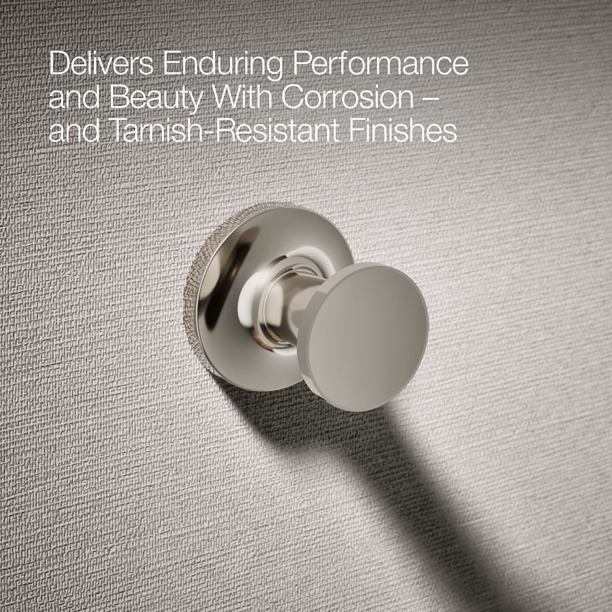 Purist Round Wall-Mounted Robe Hook, Vibrant Polished Nickel