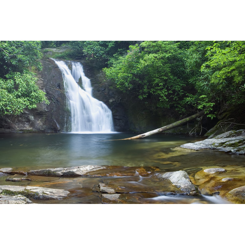 Blue Hole Falls by Sebatl - No Frame Print on Canvas, 20cm H x 30cm W
