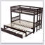 Twin Over Pull-Out Bunk Bed With Trundle-561619629