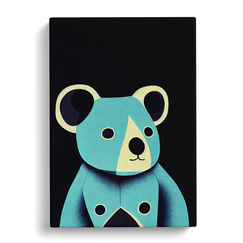 Riesel Koala Bear Design - Wrapped Canvas, 60cm H x 40cm W x 3cm D