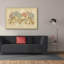 «Row Of Hydrangea» par Cheri Blum, art mural sur toile-102451548