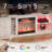 63 Inch Electric Fireplace TV Stand With Storage Cabinet And LED Open Shelf For Tvs Up To 70 Inch-748076233