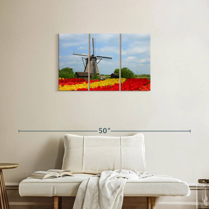 Alvord Windmill Tulips, 20" H x 33" W