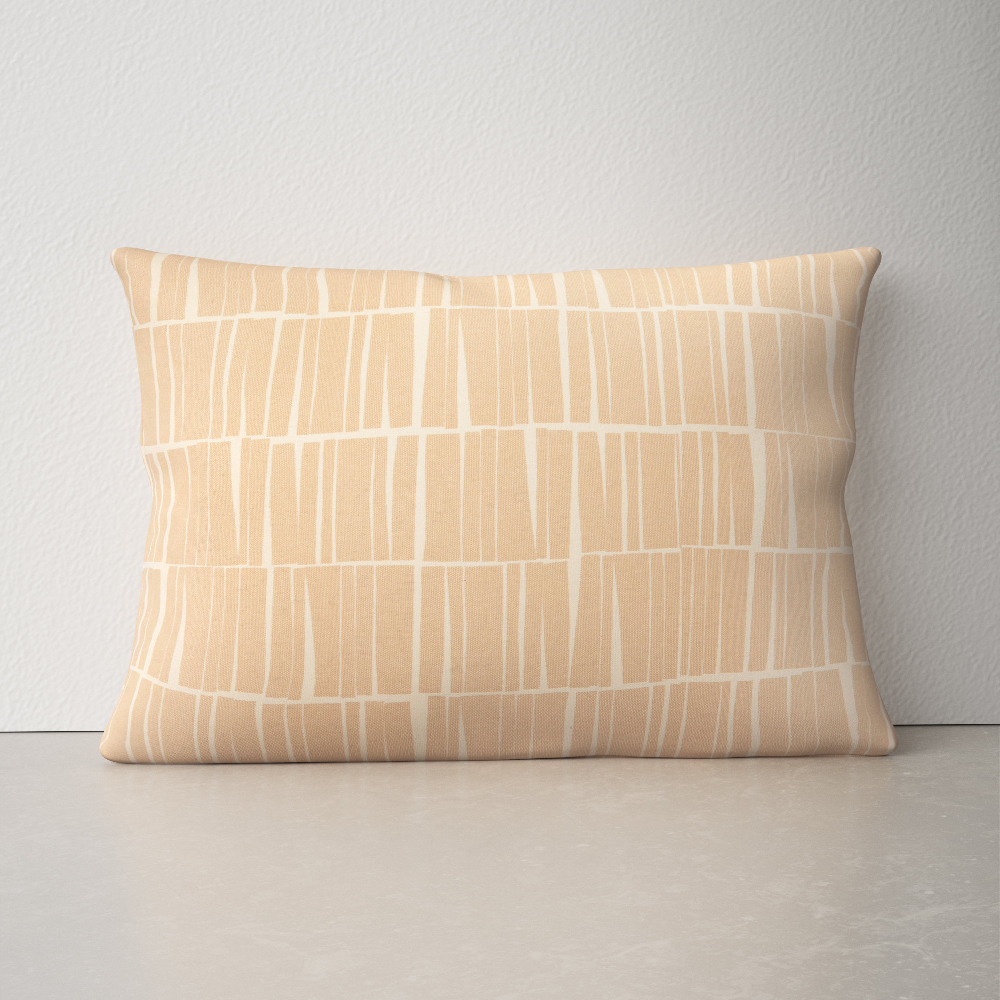 Gold Lumbar Throw Pillow