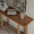 Retro simple rectangular household console table-1118556708