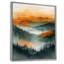 «Orange Green Forest Wilderness At Sunset III», art mural forêt-106141709-134423931
