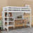 Hermino Kids Loft Bed-538878740-538878742