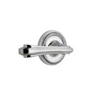Rope Rosette Privacy (Bed & Bath) with Fleur Lever