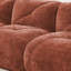 Rouge désossé en forme de U rouge avec velours doux et éponge haute densité 32d, style, conception antidérapante, mobile, sans assemblage, pour les espaces, revêtement