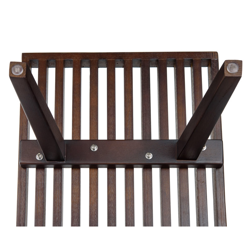Keld 72" Rectangular Bench Wide Wooden Storage Bench with Slats Design Kitchen Platform Bench, Dark Walnut