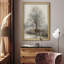 Décoration murale encadrée «Tranquil Tree in Soft Pastel Hues»-108571124