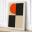 Study in Four Geometric - Wrapped Canvas-131764850-131764849