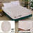 Floral Patterned Combed Cotton Four-Piece Bedding Set, Large Size, Cool, Soft, And Durable, With 16-Inch Deep Pockets, Fits A Single Spring Mattress.