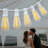 100FT Outdoor String Lights LED Dimmable Patio Lights String Waterproof with 50+2 Shatterproof Bulbs-605281714