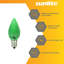 0,4 watts (7 watts équivalents), ampoule DEL à intensité variable C7, base E12 / candélabre non réglable
