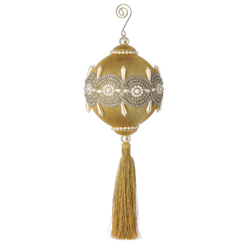 Ornement boule de perles 12 po