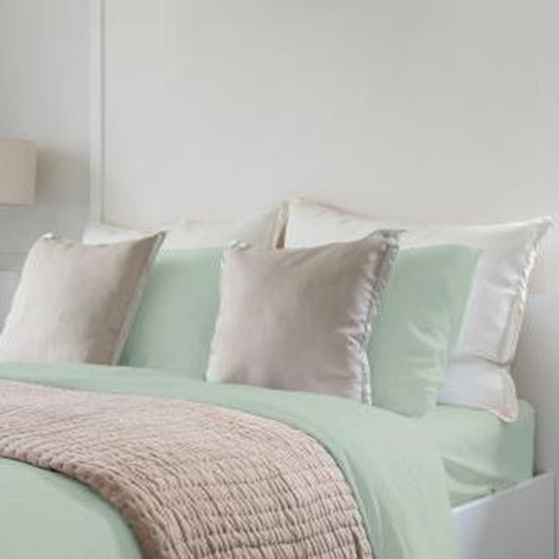 Ensemble de draps 4 pièces Deluxe Deluxe 100% rayonne de bambou, Vert clair, Ensemble de draps pour très grand lit