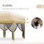 Tente avec auvent Pop Up Outsunny-123826997