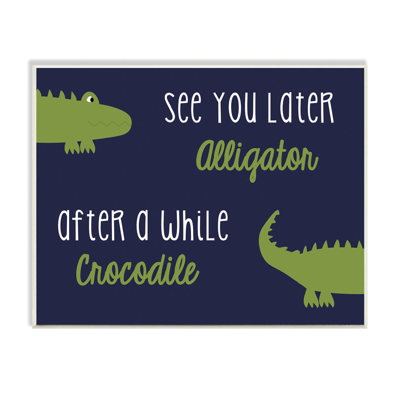 Alligator de Gupton, plaque crocodile, après un certain temps