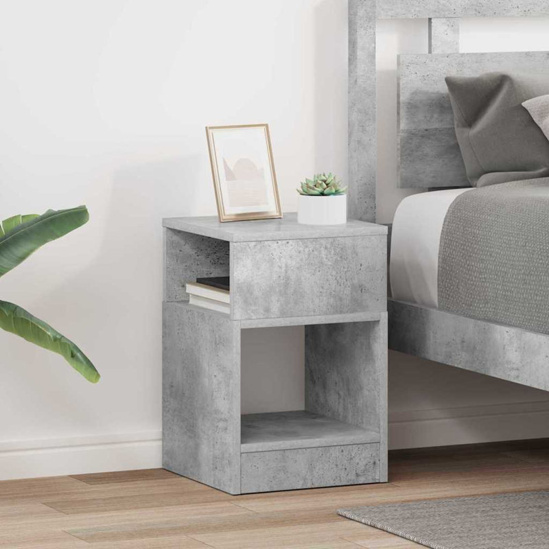 End Table, Concrete Grey