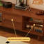 Meuble télé de salon rétro en bois massif