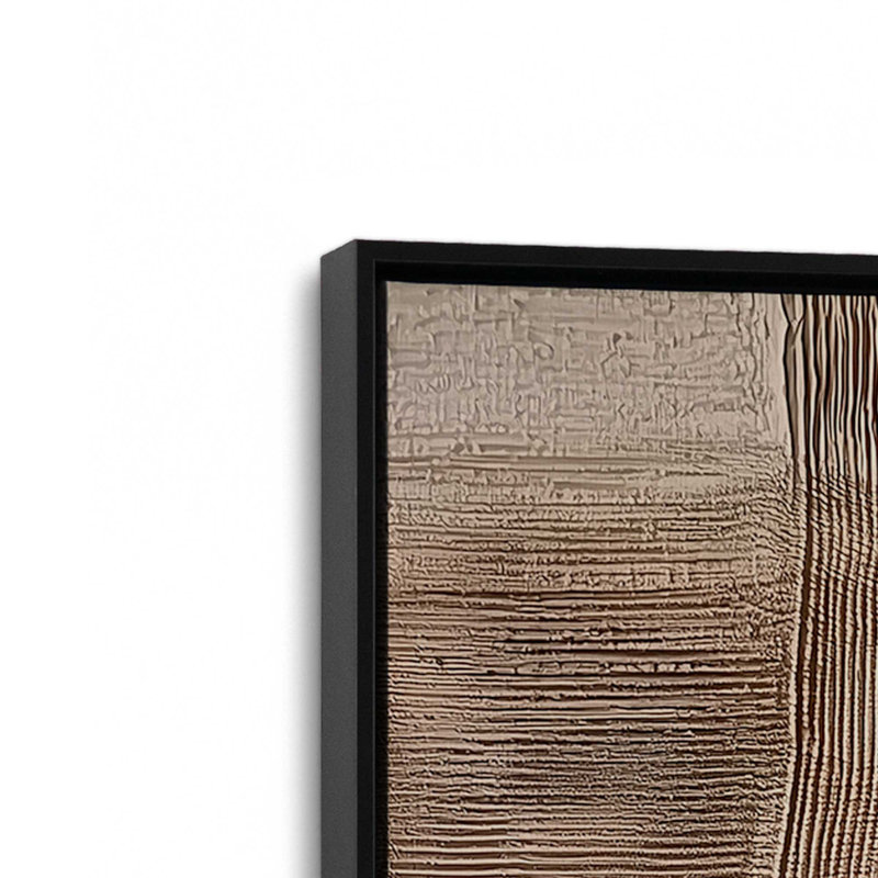 Ensemble de 4 impressions sur terre, Cadre flottant noir satiné, 30 po x 20 po
