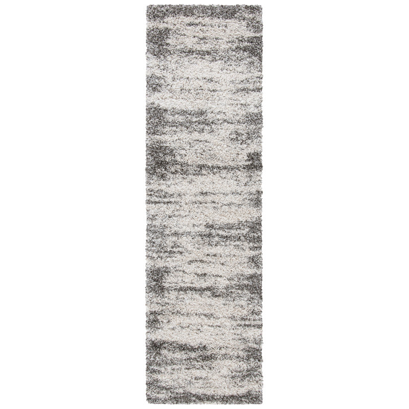 Tapis à poils longs Hudson, Tapis de couloir 2 pi 3 po x 10 pi
