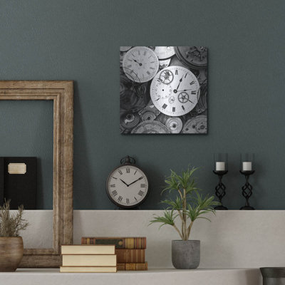 " Pieces Of Old Watch BW " by Tom Quartermaine