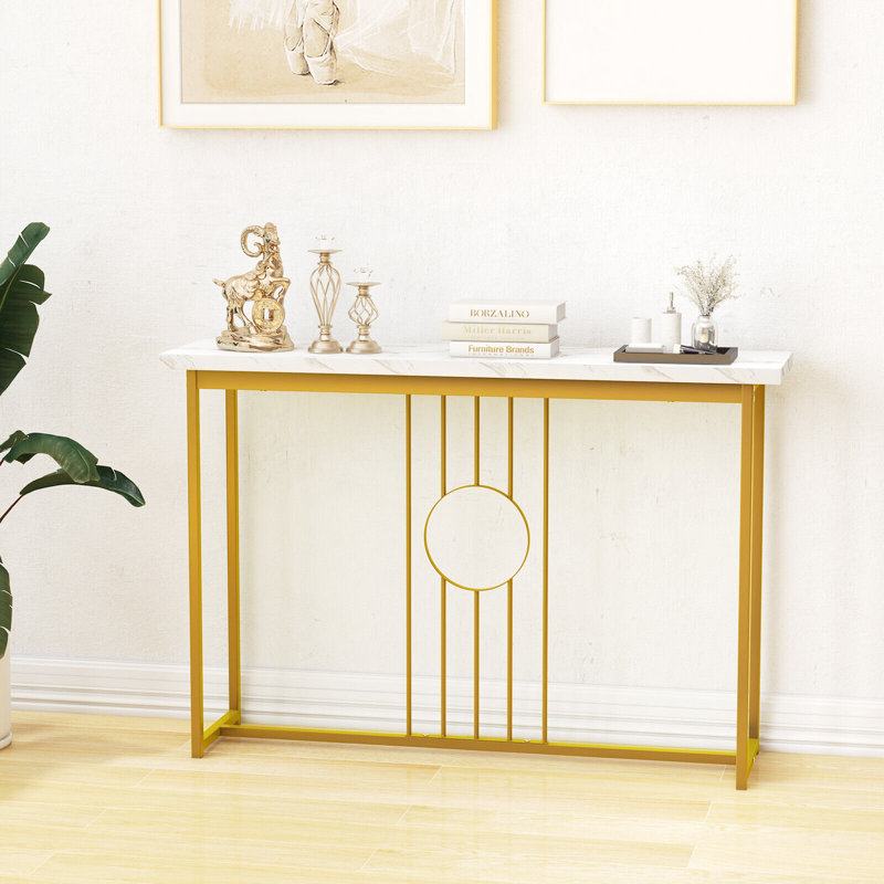 120cm Console Table, Gold