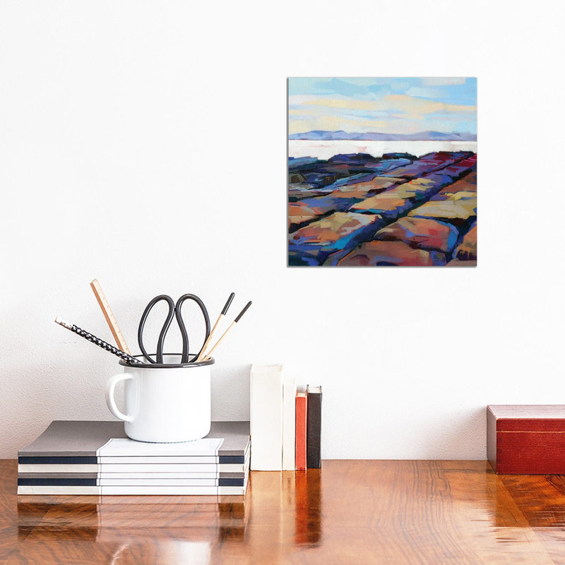 Rocks At Pampa IV by Kevin Lowery - Wrapped Canvas Painting, 30.48 cm H x 30.48 cm W