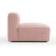 Fauteuil simple sans accoudoirs pour canapé modulaire convertible
