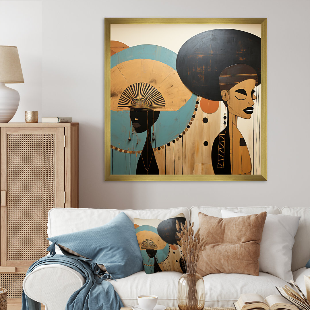 Portait Harlem Renaissance I - African American Art Canvas Wall Art Winston Porter Overall 