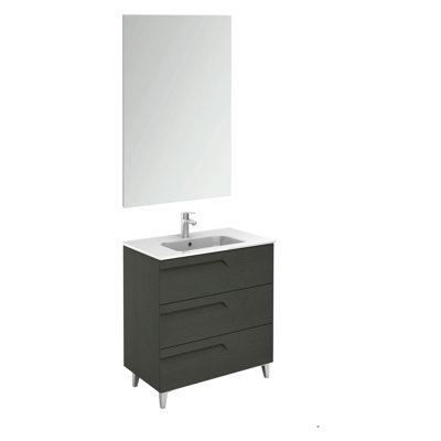 32'' Single Bathroom Vanity with Ceramic Top