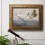 Watercolor with Gold I - Peinture sur toile encadrée