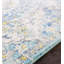 Tapis oriental crème ivoire / bleu sarcelle / jaune Hillsby-33034475