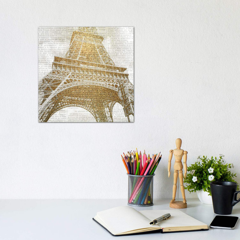 Love Paris 2 by Kimberly Allen - Wrapped Canvas Print, 30.48cm H x 30.48cm W x 1.91cm D