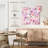 Harnek Gradient Pink Hydrangeas-109358314