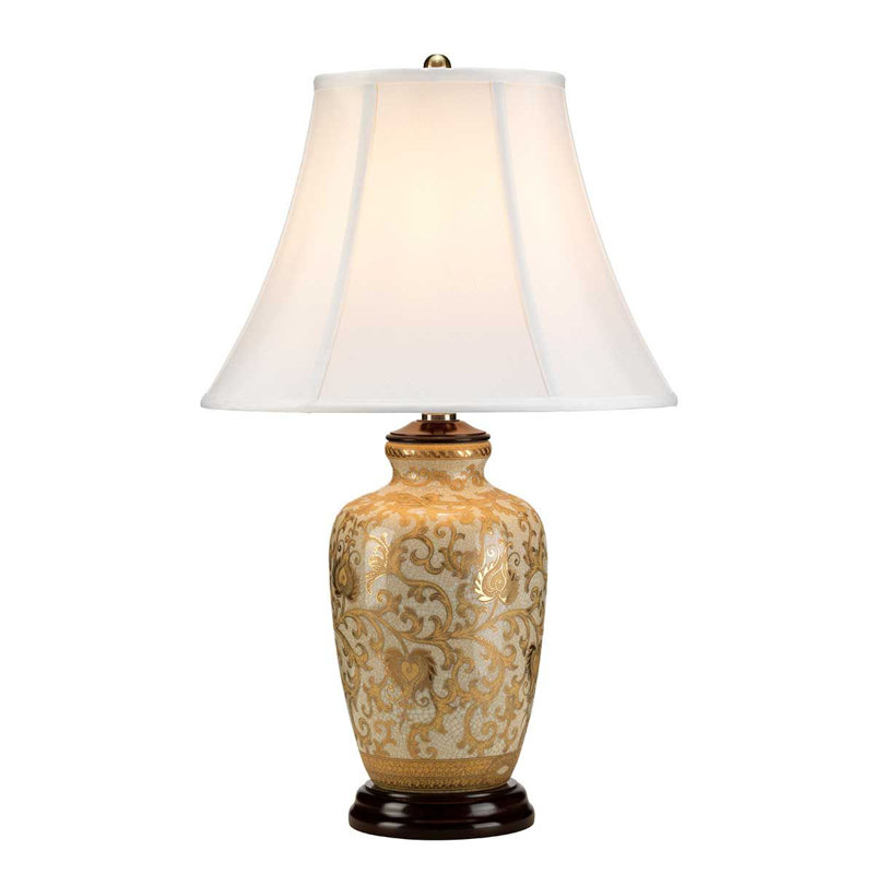 Chasteen Porcelain Table Lamp, Gold