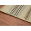 Tapis oriental rayé à tissage plat kilim Durrie 8 x 10