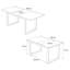 Sibyll Metal Base Dining Table-2080451064-2080451069