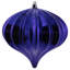 5.7" White Matte Onion Ornament UV, 3 Per Bag-727213883