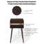 Tourne-disque de plancher rétro noyer brun: tourne-disque Lp rétro avec Bluetooth