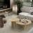 marble coffee table set-2125642536