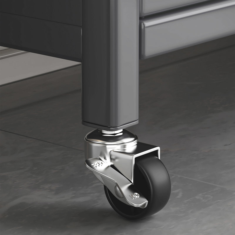 Lera Kitchen Island, Gray