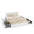 Modern Teddy Bouclé Platform Storage Bed With 4 Locking Drawers, No Box Spring Needed-173158573