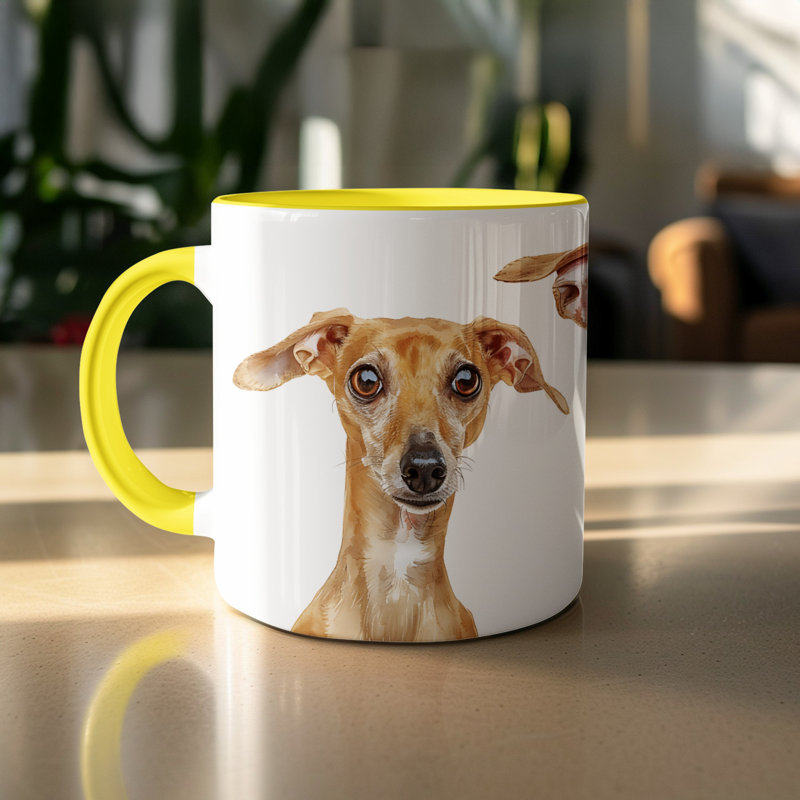 Mug, Yellow, 2