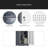 Metal Broom Storage Cabinet, 65" Narrow Broom Cabinet With Hooks, Slim Bathroom Storage Cabinet With Shelves, Heavy-Duty Cleaning Storage Cabinet For Utility Room, Gym, Office, Garage, Utility Shelves-583004416