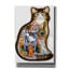  «Shaped Cat» par Gale Pitt, art mural sur toile, 18 po x 26 po-1490480328