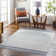 Feza Machine Washable Modern Boho Beige Area Rug